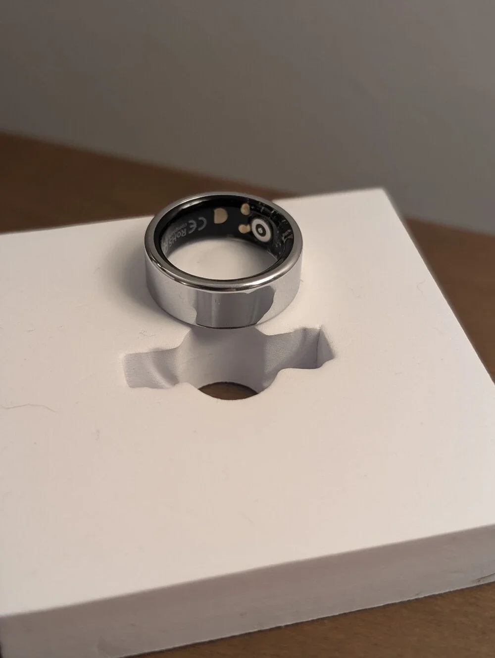 New Stainless Steel Smart Ring in Box. Size 7